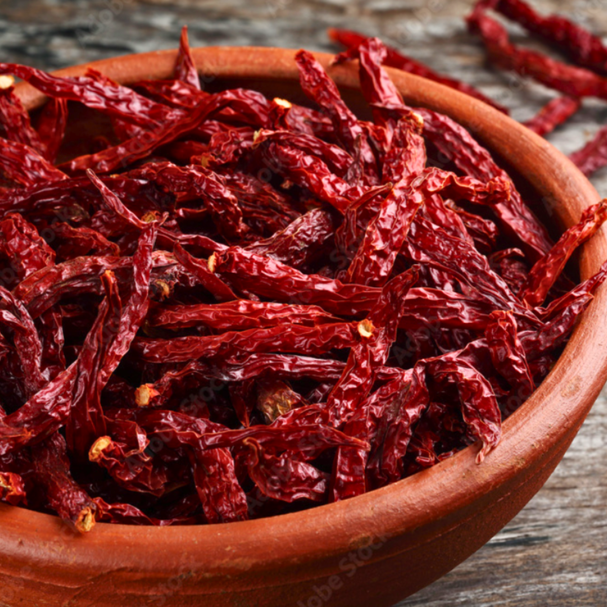 Organic Dried Kashmiri Red Chillies