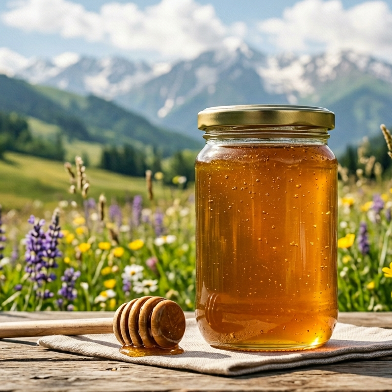 Organic Kashmiri Wildflower Honey